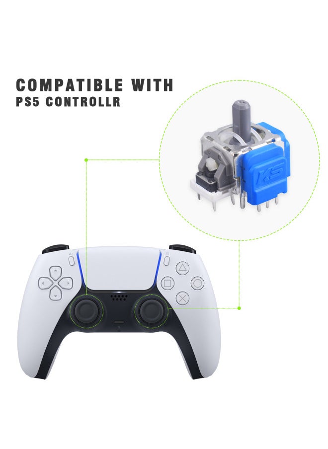 Generic PS5 Hall Joystick PS4 XBOX Switch TMR Magnetoresistive Magnetic Rocker Gamepad 3D Joystick-Product Color:Gns-137-008d Switch Joycon - Black And Yellow Row  - Image 3