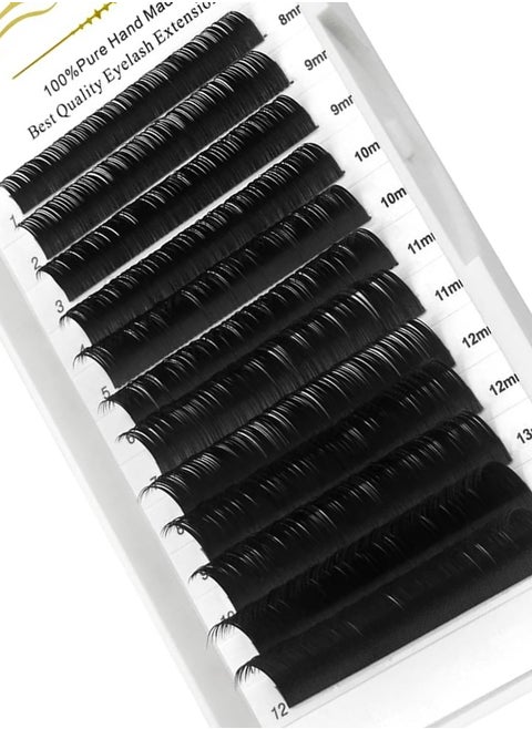 Eyelash Extension Supplies 0.10 C Curl 14mm Classic Individual Lash Extensions|Optinal