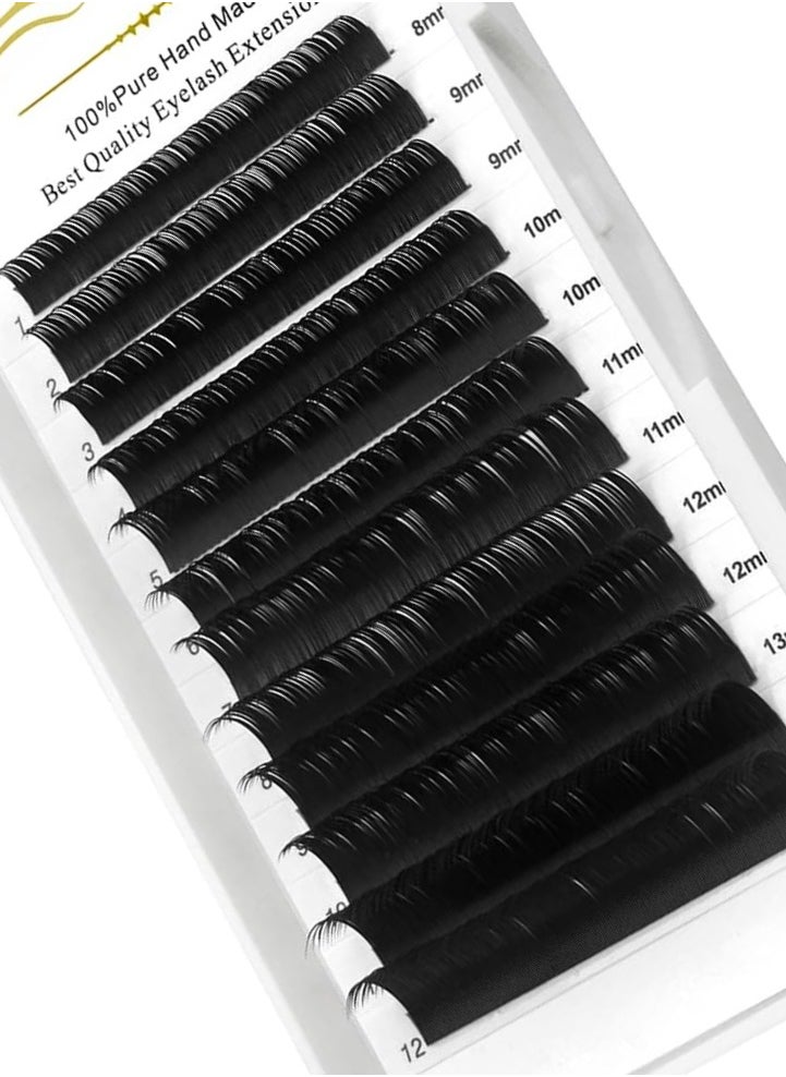 Eyelash Extension Supplies 0.10 C Curl 14mm Classic Individual Lash Extensions|Optinal