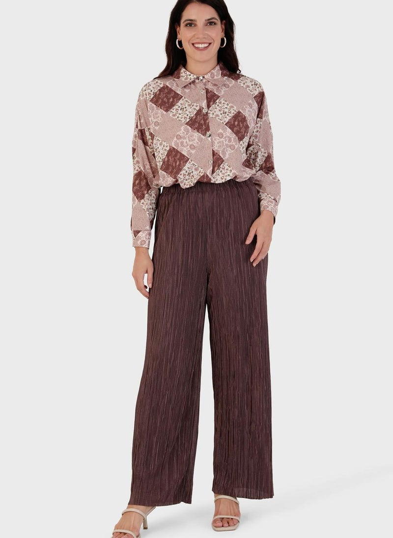 Alia by modanisa Wide Leg Pants  - Image 1