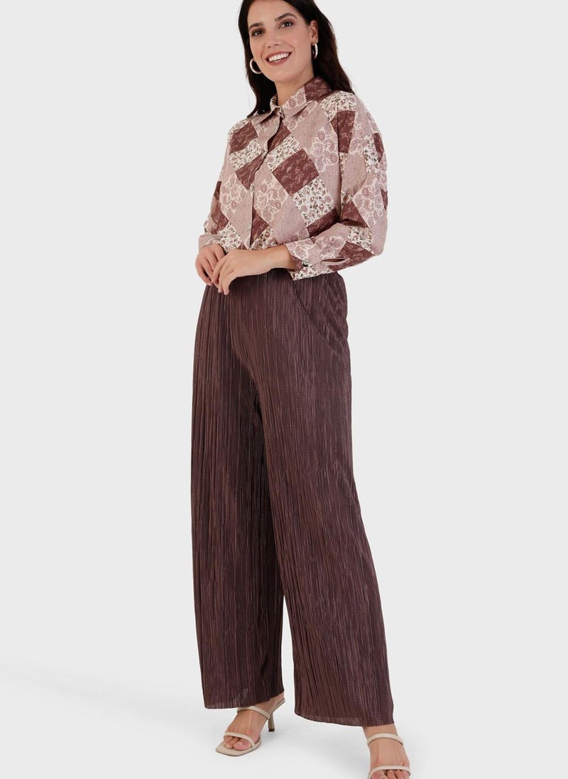 Alia by modanisa Wide Leg Pants  - Image 2