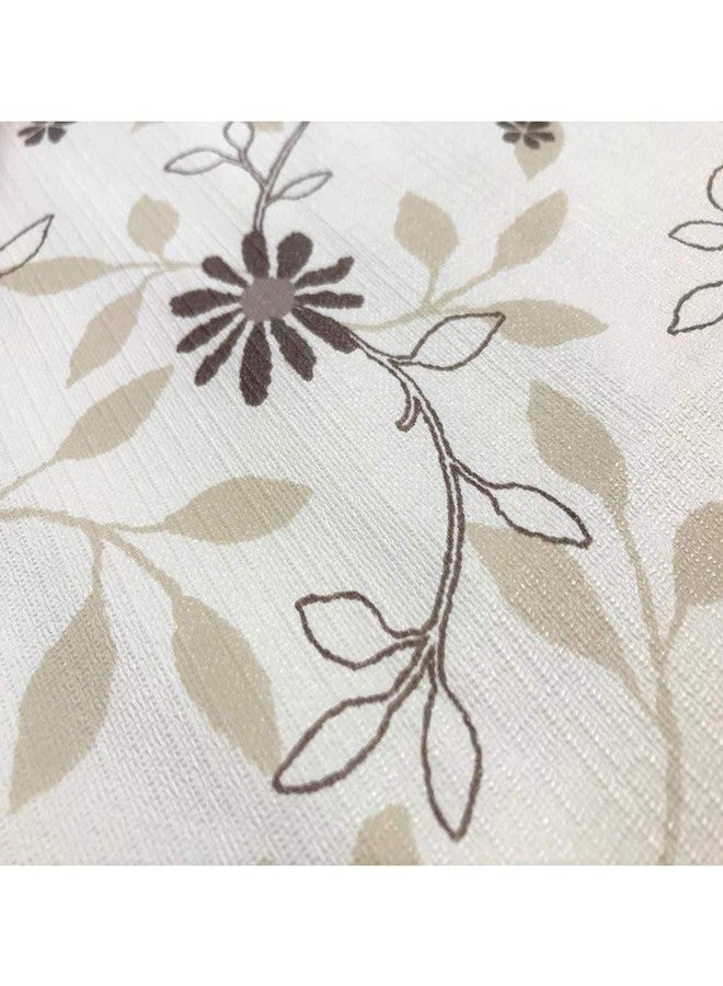 Freelance PVC Vinyl Tuscany Flannel Backing Dining Plastic Table Cover Cloth - Waterproof Protector, 4 Seater, Round 60 inches (with White Border Edge Lace) - Product of Meiwa, Japan - Image 3