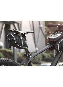 روكبروز ROCKBROS Bike Seat Bag, Bicycle Saddle Bag Under Seat 3D Shell Cycling Seat Pack for Mountain Road Bikes Black  - Image 5