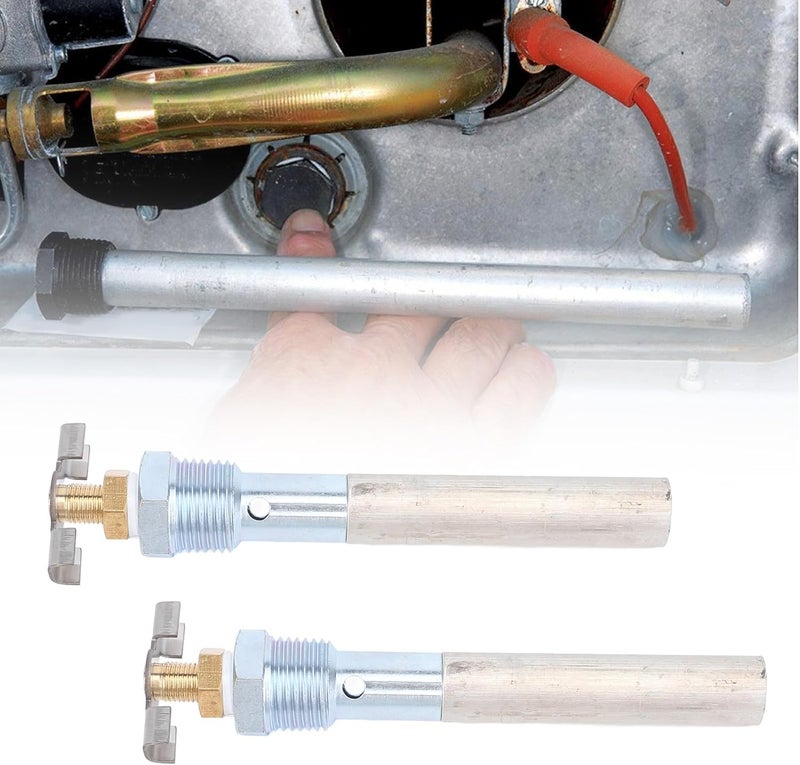 Aramox Aluminum Anode Rod Replacement, 2 Sets RV Water Heater Anode Rod 4.5 X 0.5 NPT Quick Drain Design, Suitable for Atwood RV - Image 5