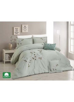 hours comforter set with soft silky fabric 100% cotton and a modern and distinctive pattern that satisfies all tastes 8 pieces king size