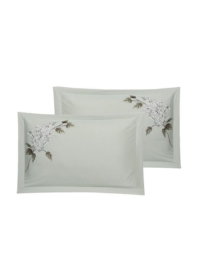 Hours - hours comforter set with soft silky fabric 100% cotton and a modern and distinctive pattern that satisfies all tastes 8 pieces king size - Image 1