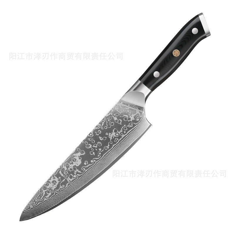 Damascus Steel Japanese Chef Knife Set – Boning, Utility, Slicing & Vegetable Knives, Forged 9Cr18, Professional Kitchen Cutlery