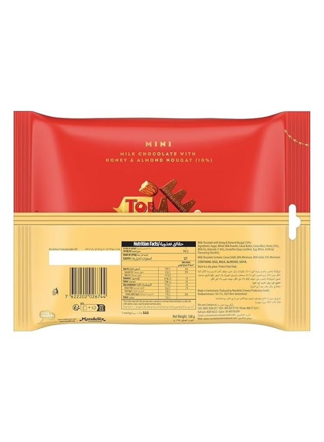توبليرون ميني شوكولاتة بالحليب 168جم - Image 2