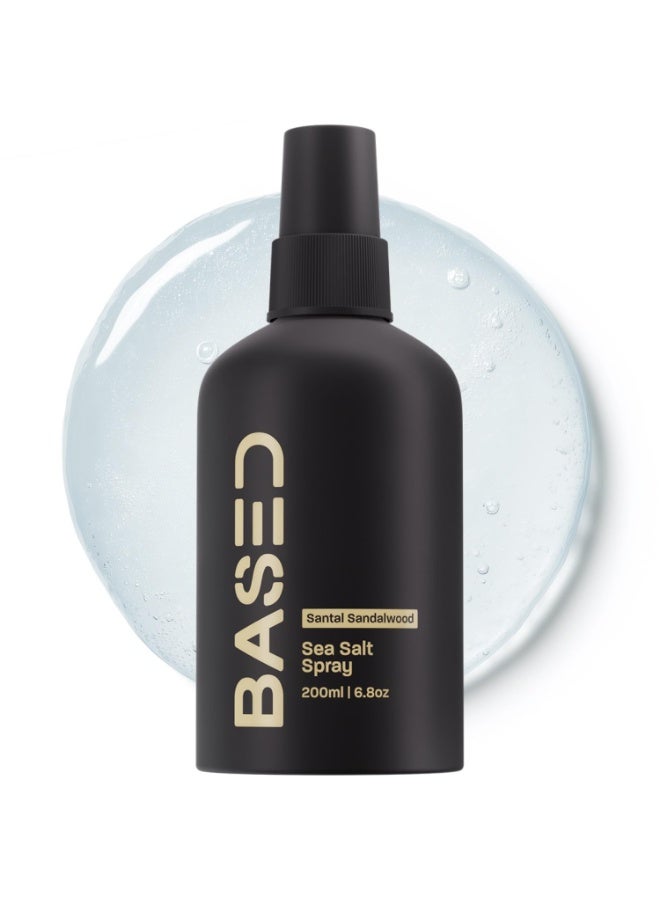 Based Bodyworks Sea Salt Spray, Natural Finish Sea Salt Spray for Hair, Volumizes & Texturizes, Infused with Kelp & Vitamin B5, Light & Non-Greasy, Paraben, Sulfate, Phthalate Free - Image 1