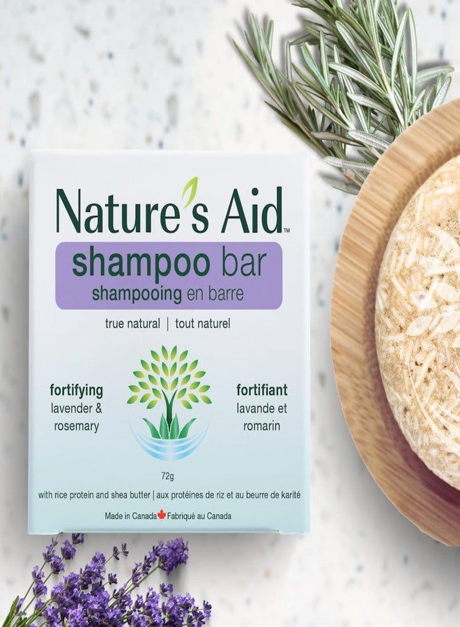 Natures Aid Rice Protein Shampoo Bar, 2.5 oz, 2 Pack (Lavender Rosemary) - Image 3