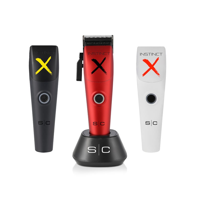 Stylecraft Instinct-X Cordless Hair Clipper Professional Vector Motor with Intuitive Torque Control, 3 Modular Lids - Image 1