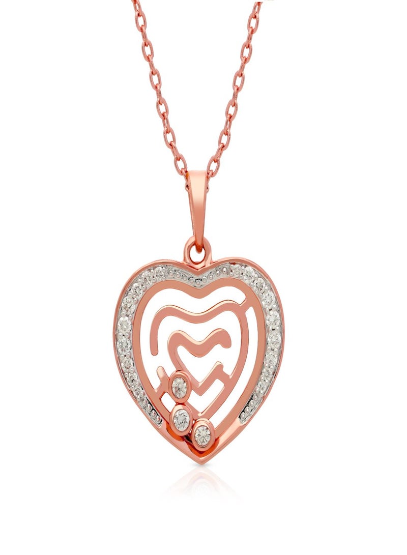 Malabar Gold and Diamonds 18 Carat 750 Purity Mine Diamond Pendant MRGHTH075PN1 - Image 1