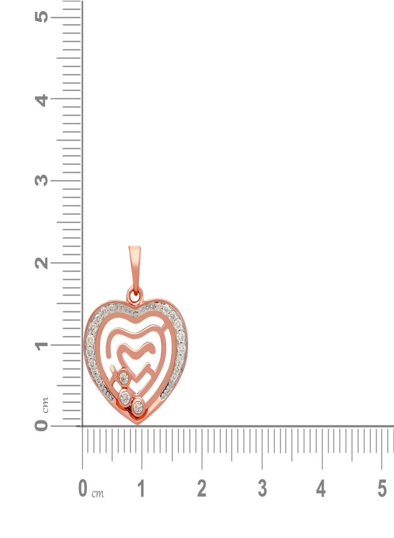 Malabar Gold and Diamonds 18 Carat 750 Purity Mine Diamond Pendant MRGHTH075PN1 - Image 5