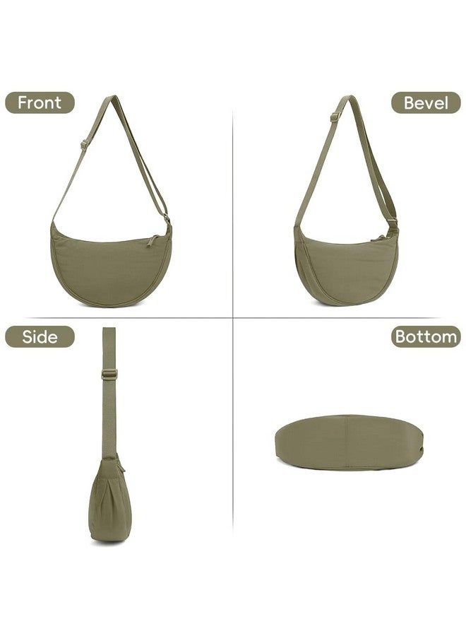 GUSTAVE¬Æ Crossbody Bags for Women and Men, Fashion Minimalistic Nylon Hobo Bag, Unisex Lightweight Shoulder Bag with Adjustable Strap, Water-Resistant, Compact Yet Spacious, 33x10x17cm - Image 5