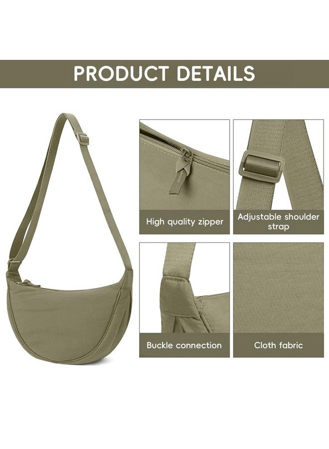 GUSTAVE¬Æ Crossbody Bags for Women and Men, Fashion Minimalistic Nylon Hobo Bag, Unisex Lightweight Shoulder Bag with Adjustable Strap, Water-Resistant, Compact Yet Spacious, 33x10x17cm - Image 3