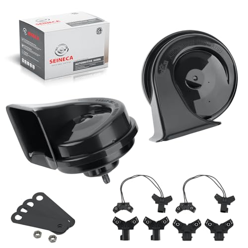 SEINECA Car Horn Compatible with Ford F150Chevrolet Cruze 0813 TraxGMChrysler 12V Loud Horn Waterproof Special Interface 130DB Snail Horns - Image 1