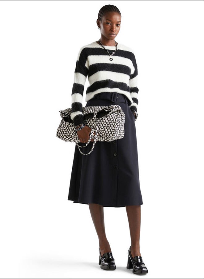 STRIPED SWEATER IN ALPACA BLEND