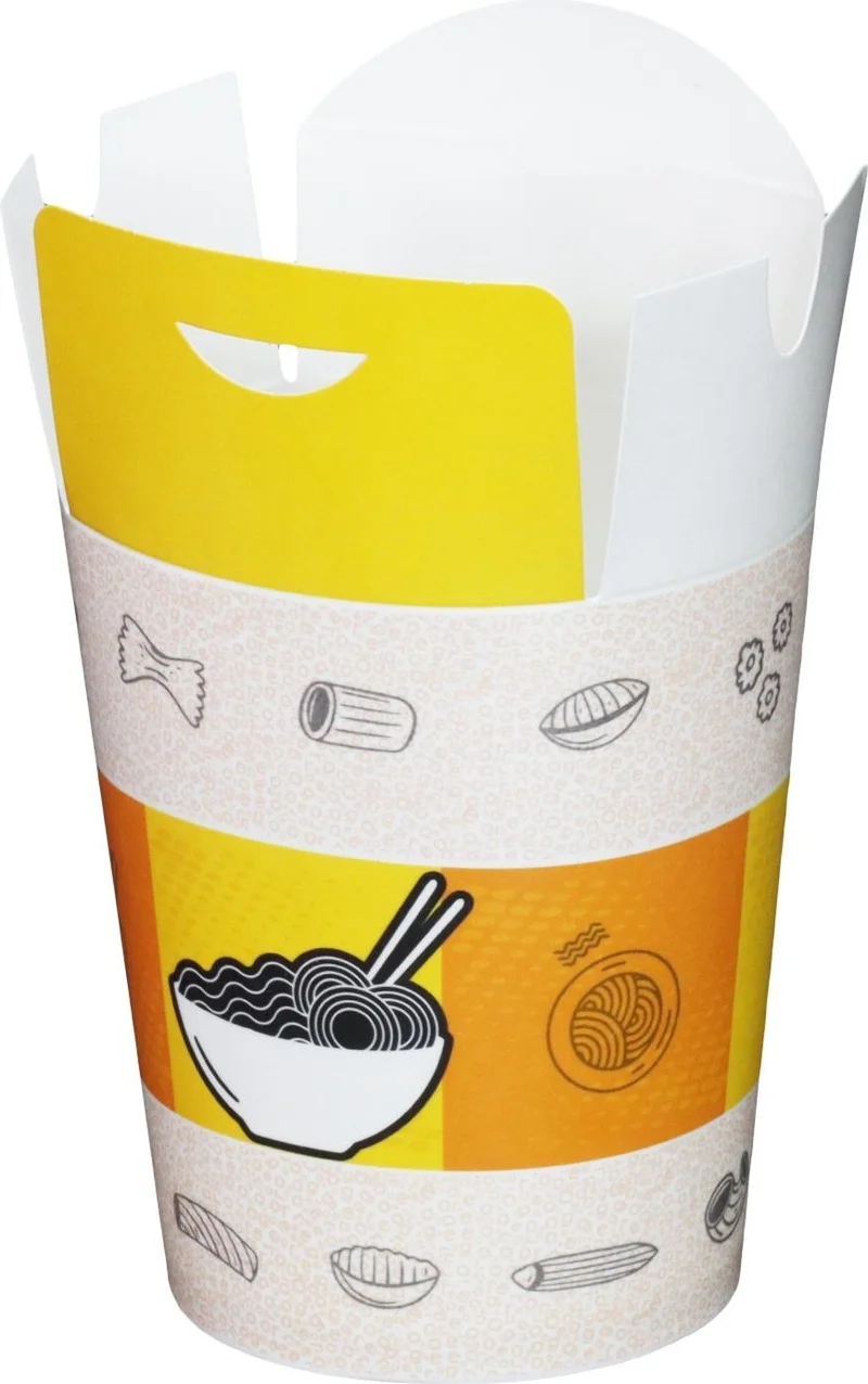 Ambalaj Pazarı Packaging Market Cardboard Noodle Box 16 Oz - 50 Pieces