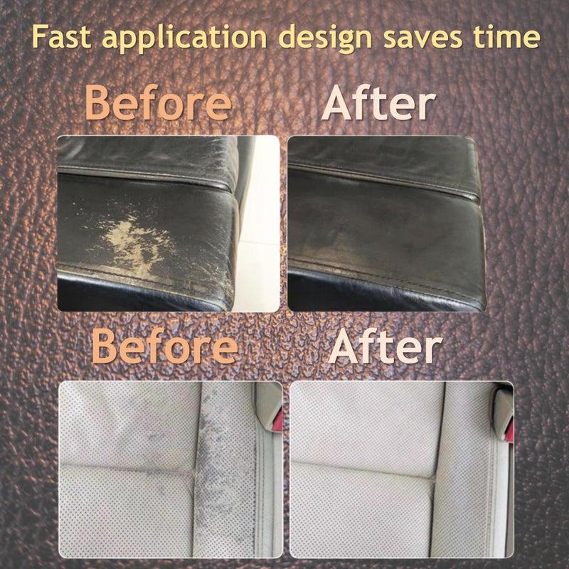 Plfawu 21Pcs Leather & Vinyl Repair Kit | Repairs Tears, Holes, Scratches & Peeling on Furniture, Car Seats & Jackets | Fast Application, Mixable Colors, All Leather Types - Image 5