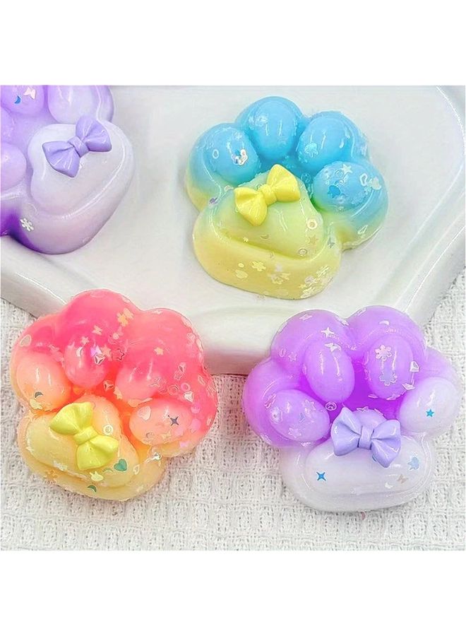 Pink Cat Mat Mochi Squishies Stress Relief Toy For Kids And Adults - Image 5