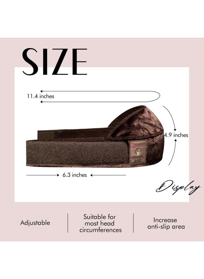 Dreamlover Dreamlover Wig Grip Band for Keeping Wigs in Place, Dark Brown, 1 Pieces  - Image 3