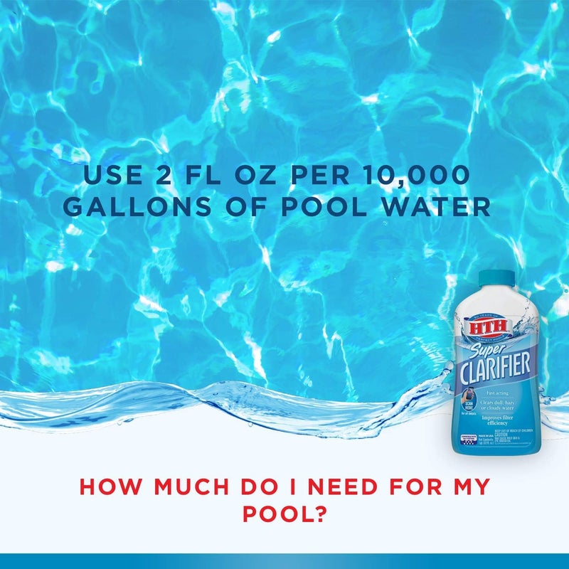 HTH 67023 Super Clarifier Swimming Pool Cleaner, 32 fl oz - Image 4
