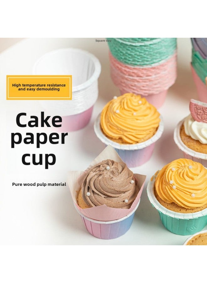 Cupcakes Cupcakes Cupcakes Cupcakes Cuppers Curl Baking Mafen Cup Mould Special 50 Wholesale-Specifications:Top Hat Cup Dark Brown 30 Pieces - Image 3