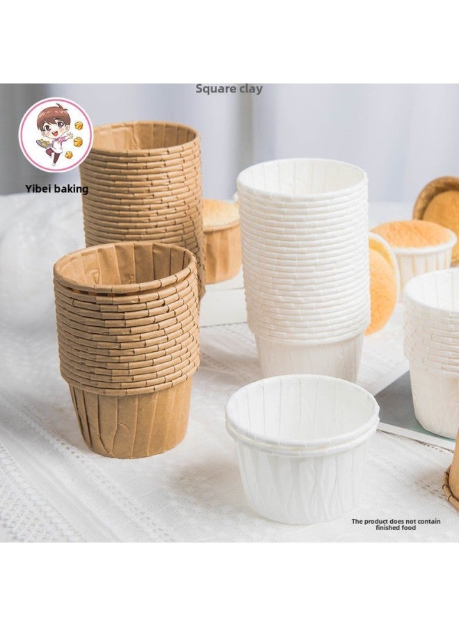 Cupcakes Cupcakes Cupcakes Cupcakes Cuppers Curl Baking Mafen Cup Mould Special 50 Wholesale-Specifications:Top Hat Cup Dark Brown 30 Pieces - Image 5