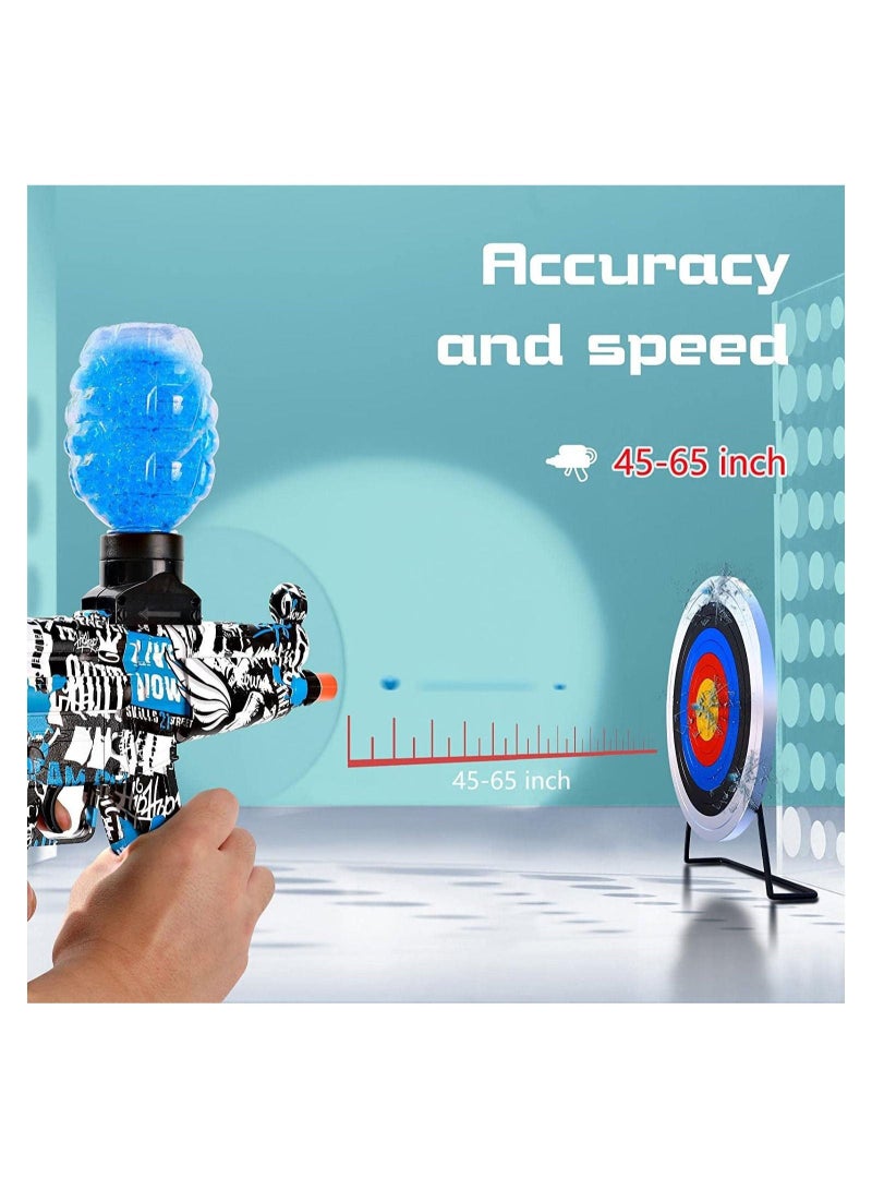 vesus Electric Gel Water Gun MP5 with 20000 Water Bombs and Goggles, Outdoor Activities Shooting Game - Image 2