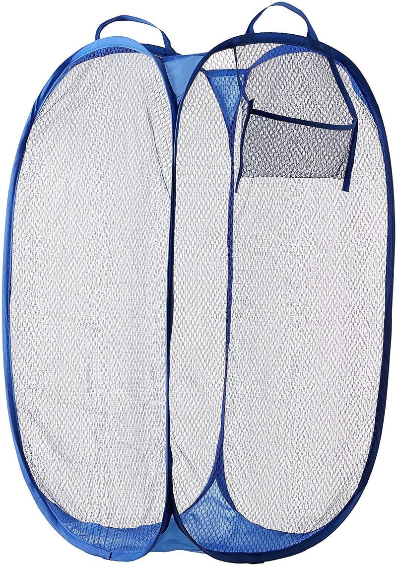 Kuber Industries Kuber Industries Nylon Mesh Laundry Basket, 30Ltr (Multi)-CTKTC26005 - Image 1