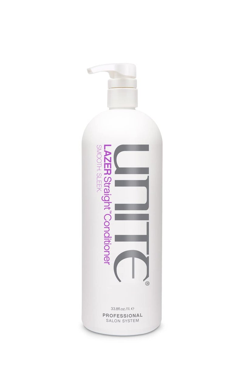 UNITE Hair - LAZER Straight Conditioner - Frizz-Defying & Smoothing Conditioner - Hydrates, Tames, & Adds Shine to Thick, Coarse, or Unruly Hair - Paraben-Free & Sulfate-Free, 33 Fl Oz - Image 1