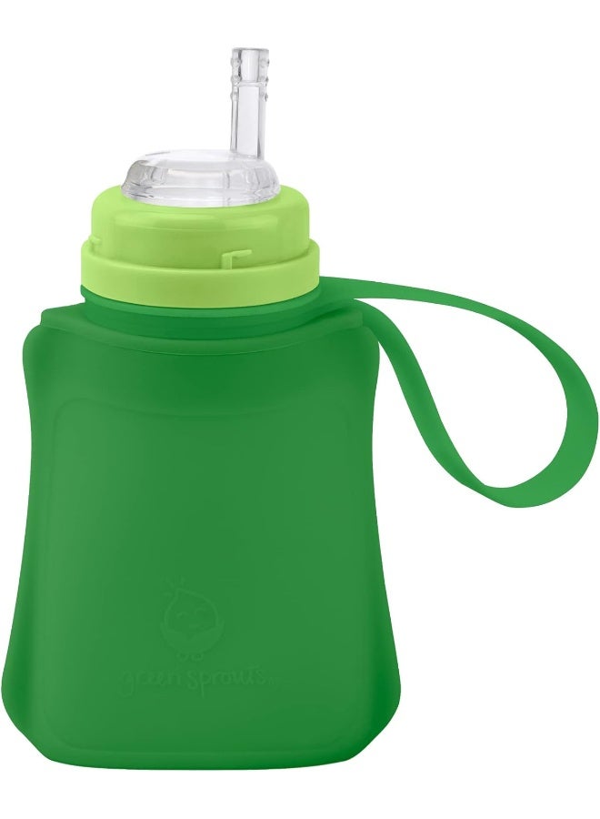 Green Sprouts Sprout WareÂ® Sip & Straw Pocket made from Silicone and Plants (8 oz.) - Image 3