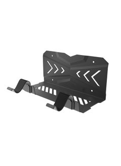 FlashHawk PS5 Wall Mount, PS5 Bracket Kit, with 2 Detachable Controller Holders, Heavy-Duty Aluminum Alloy Mounting, Bracket for Playstation 5 Disc and Digital Edition, Space-Saving Design, Black  - Image 2