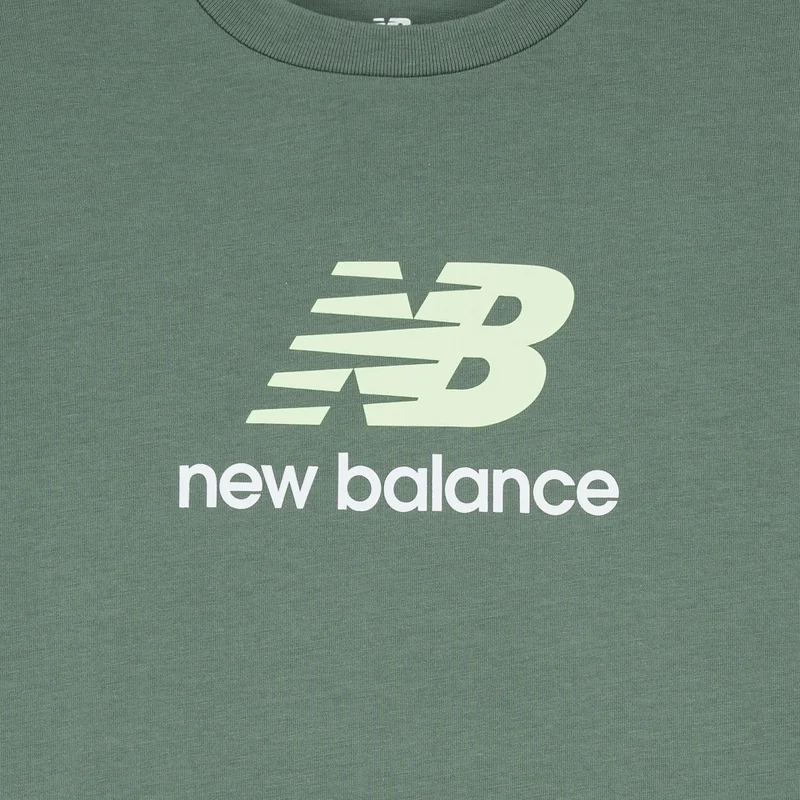 New Balance Kids' Jersey Stacked Logo T-Shirt