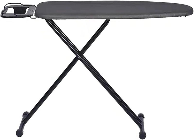 Home Smart Ironing Board with Adjustable Height Space Foldable Heat Resistant Cover Suitable for Most Steam Iron Stations Black (Black) - Image 1
