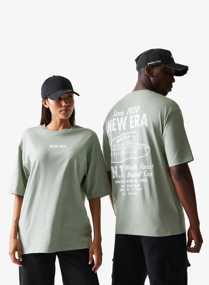 NEW ERA Graphic Bp Oversized T-Shirt