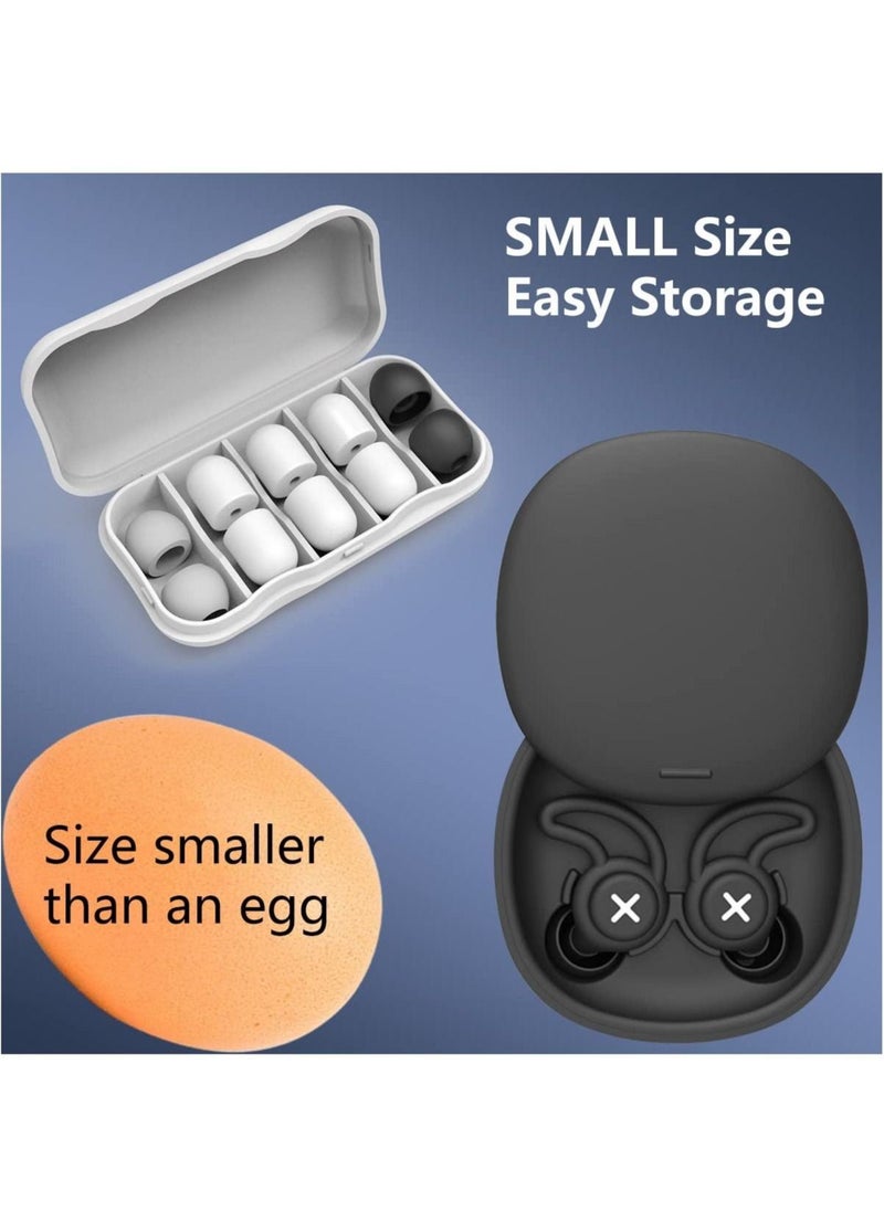 Generic - Noise Cancelling Earplugs, Sleeping Earplugs Ultra Soft Reusable Hearing Protection Soft Silicone Earplugs for Concert, Motorcycle, Airplane, Work Noise Cancelling - 36dB Noise Cancelling - Image 1