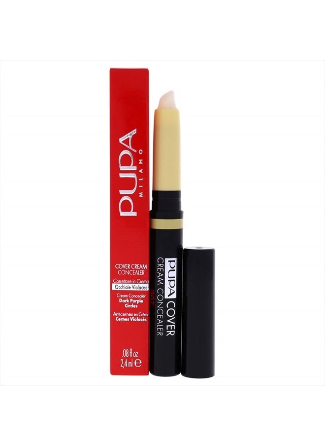 PUPA Milano Cover Cream Concealer - Offers Light To Medium Coverage - Corrects Dark Circles And Imperfections - Blendable Formula Enriched With Vitamin E - Neutralizes Skin - 007 Yellow - 0.08 Oz - pzsku/Z0A30CB438E6EC66D3B5EZ/45/_/1741167804/8b465c3f-432e-4f0c-9cb5-248d4c7bdbb6