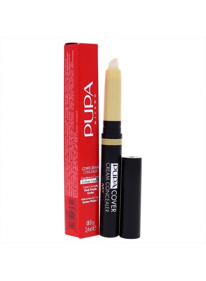 PUPA كريم كونسيلر بوبا ميلانو - يوفر تغطية خفيفة إلى متوسطة - يصحح الهالات السوداء والعيوب - تركيبة قابلة للدمج غنية بفيتامين E - تعادل لون البشرة - 007 أصفر - 0.08 أونصة - Image 3