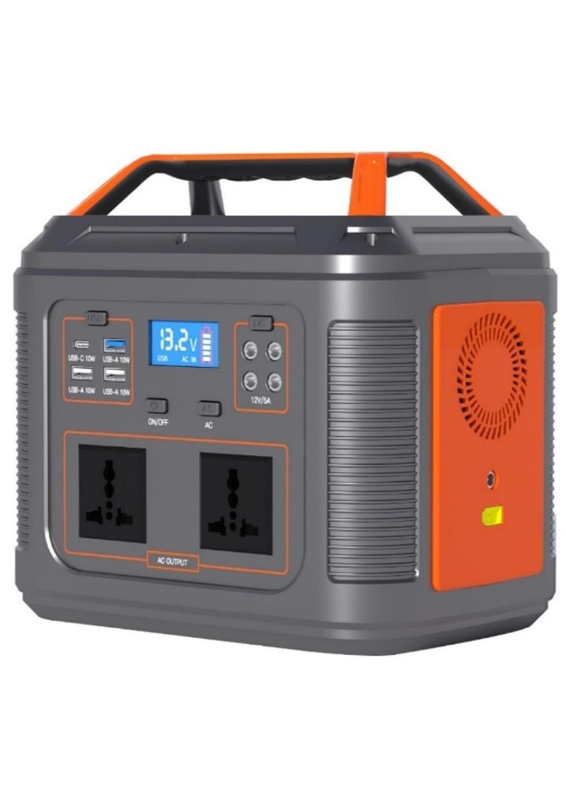 Sharpdo Portable Power Station, 153Wh LiFePO4 (LFP) Battery, 150W AC/100W USB-C Output, 220V AC Outlets/DC Ports and LED Light, Lithium Battery Backup for Home Outdoor Travel Camping Blackout - Image 1