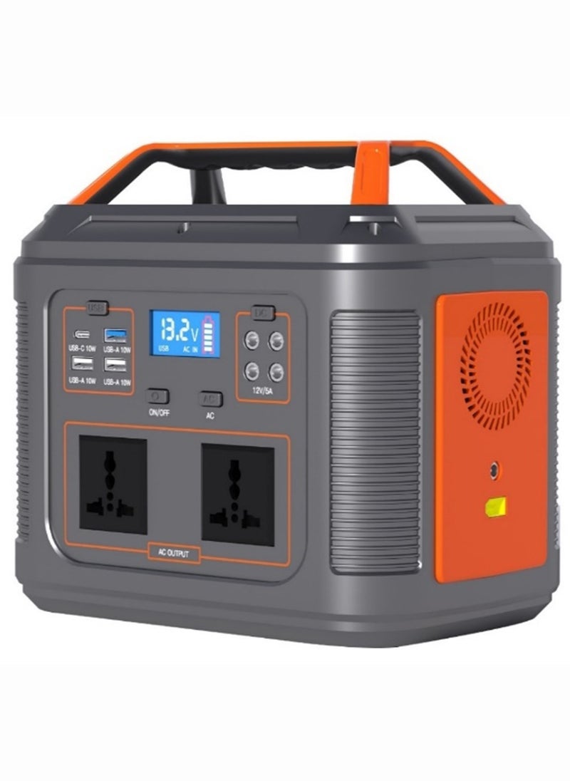 Sharpdo Portable Power Station, 153Wh LiFePO4 (LFP) Battery, 150W AC/100W USB-C Output, 220V AC Outlets/DC Ports and LED Light, Lithium Battery Backup for Home Outdoor Travel Camping Blackout  - Image 1