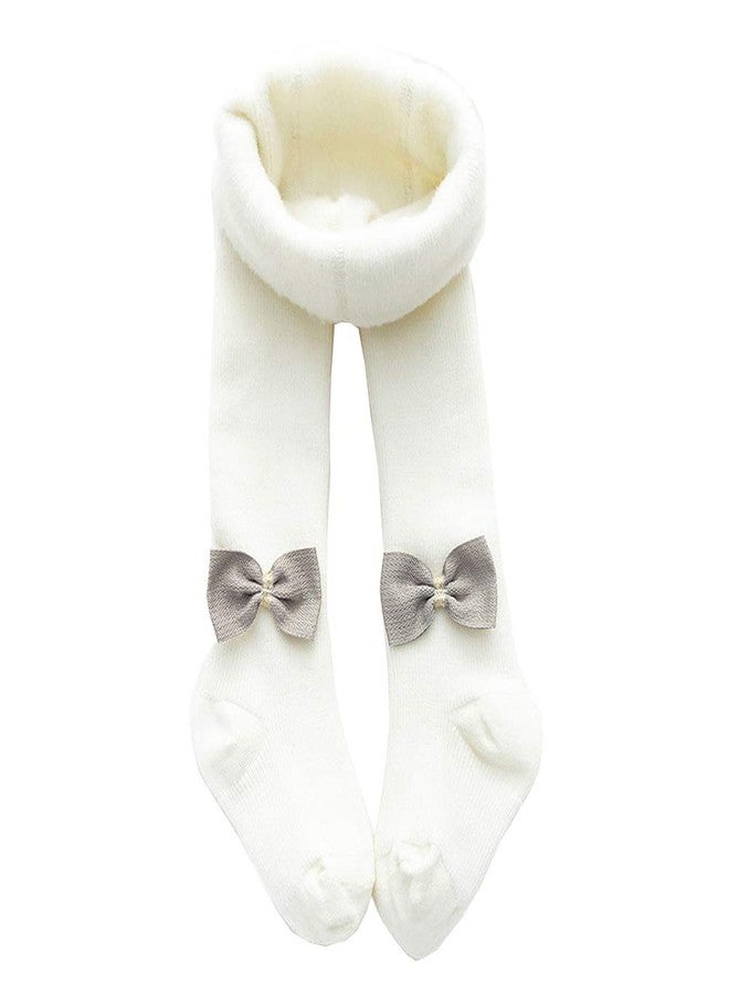 FASHIXD Baby Toddler Girls Tights Fleece Lined For Winter Warm Cable Knit Pantyhose Cotton Leggings Stockings Plus Size - Image 1