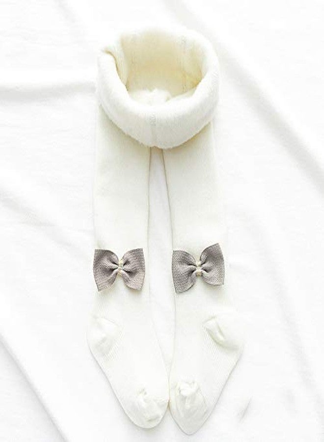 FASHIXD Baby Toddler Girls Tights Fleece Lined For Winter Warm Cable Knit Pantyhose Cotton Leggings Stockings Plus Size - Image 2