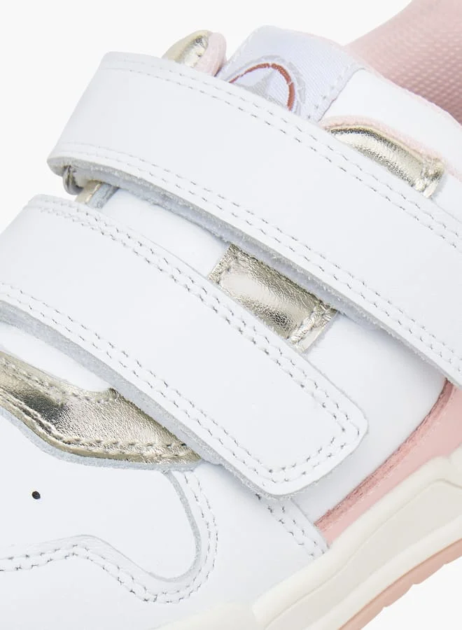 JUNIORS Colourblock Sneakers with Hook and Loop Closure