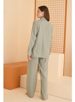 100% Cotton Special Muslin Fabric Front Buttoned Solid Color Pocket Pajama Set - pzsku/Z0A3103C777C6C95EB54EZ/45/_/1739383891/01f47d6d-0d18-4204-a0e6-f6281306730f