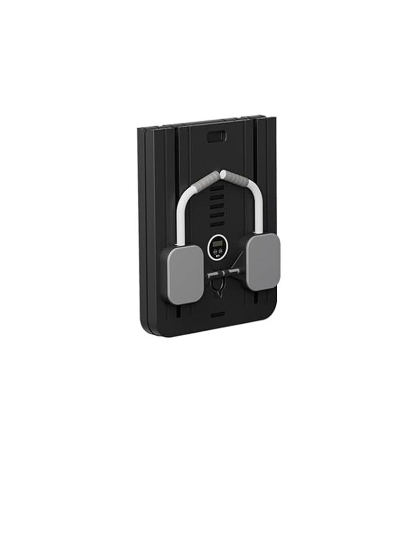 جهاز تدريب متعدد الوظائف لتمارين البطن والضغط، وجهاز يوغا منزلي، وتدريب للذراعين والساقين في صالة الألعاب الرياضية مع سجادة مضادة للانزلاق-أسود - Image 3