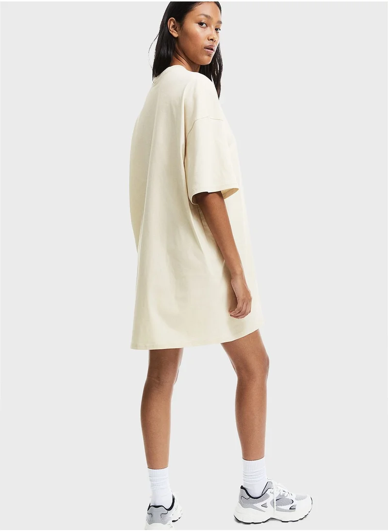 H&M Knitted T-Shirt Dress