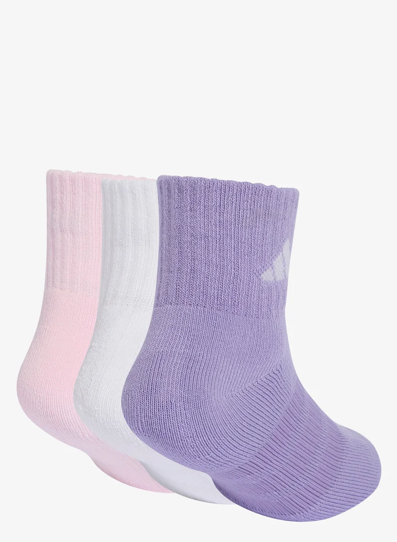 اديداس جوارب CUSHIONED SPORTSWEAR ANKLE 3 PAIR PACK