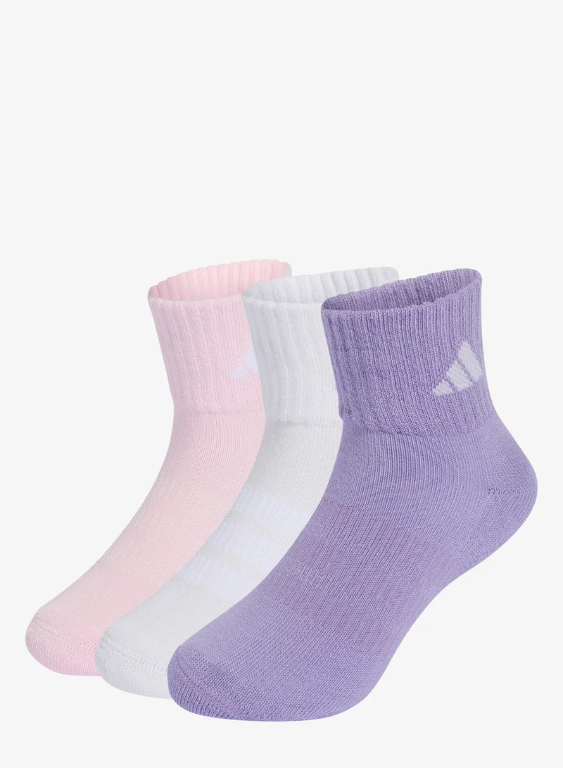 اديداس جوارب CUSHIONED SPORTSWEAR ANKLE 3 PAIR PACK
