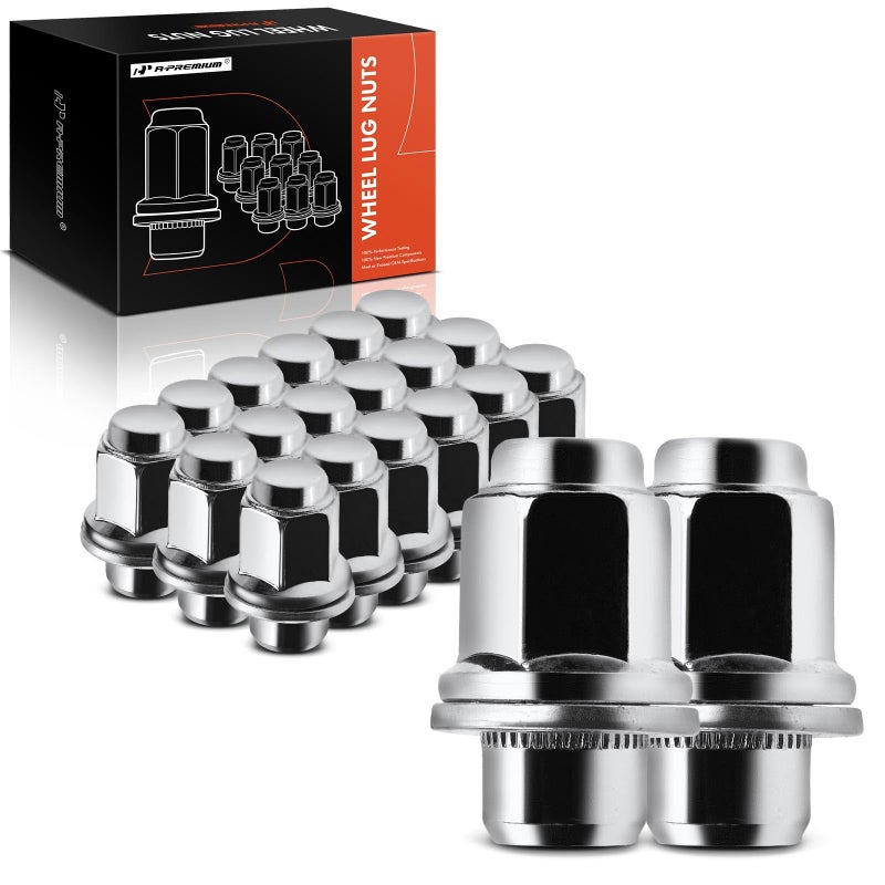 A-Premium A-Premium M12-1.50 Wheel Lug Nuts Compatible with Toyota Camry RAV4 Prius Corolla Chrysler Sebring Lexus RX330 RX350 RX400h Front and Rear 20-PC Set - Image 1